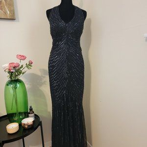 Stenay Beaded Black Mermaid Dress